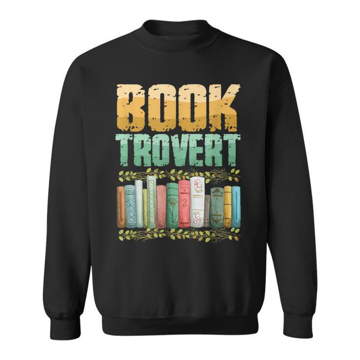 Book Trovert Introvert Reader Sweatshirt