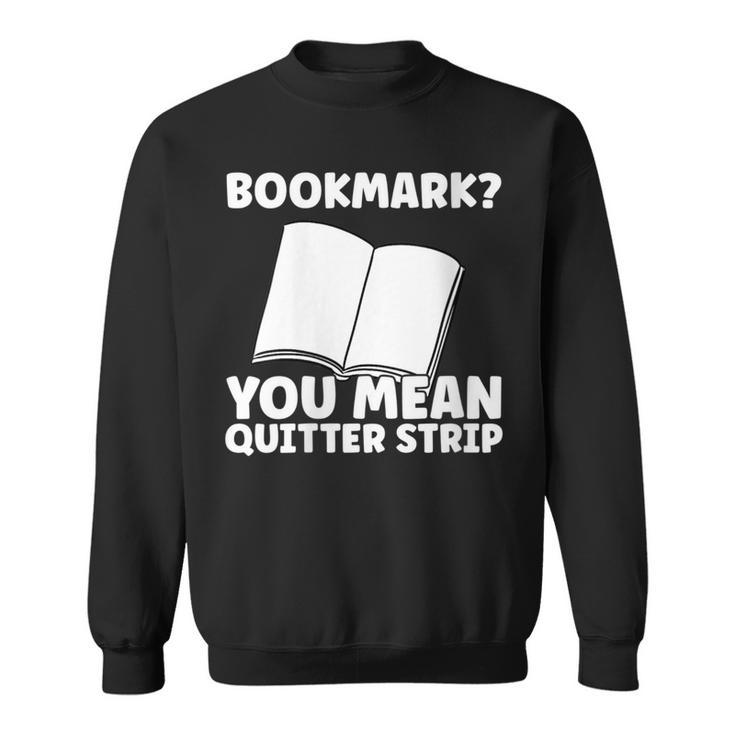 Bookmark Book Reader Sweatshirt