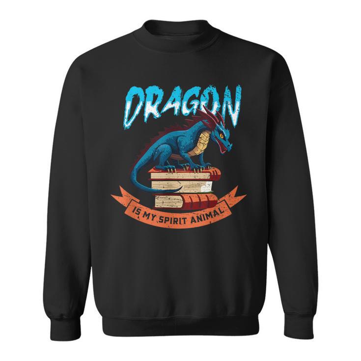 Booknerd Easily Distracted By Dragons And Books Dragon Lover Sweatshirt