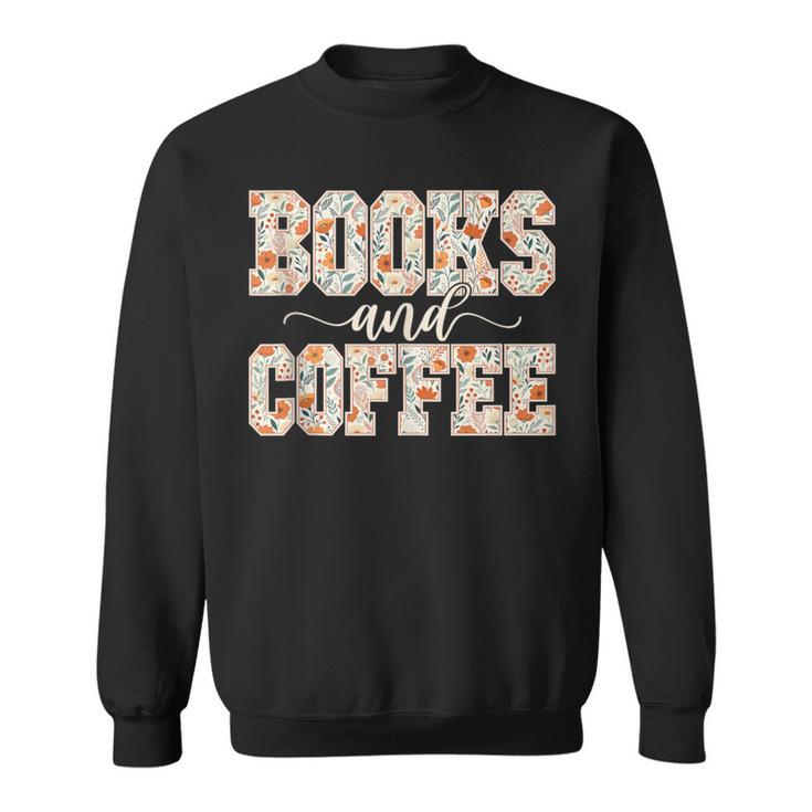 Books & Coffee Floral Sweatshirt