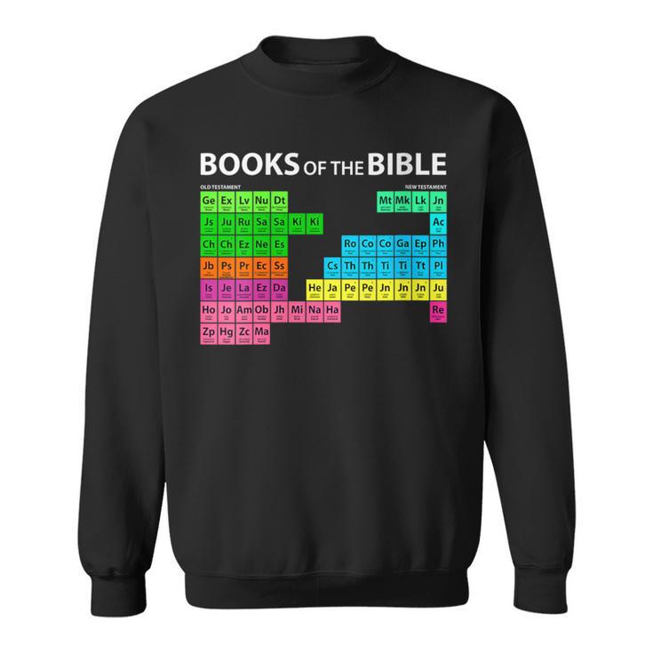 Books Of Bible Periodic Table Seminary Pastor Appreciation Sweatshirt