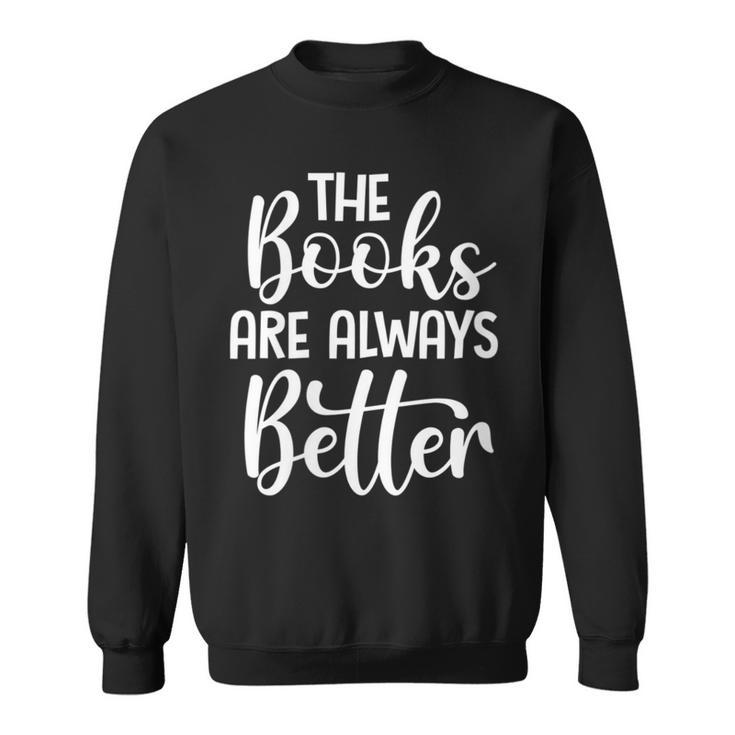 Books Book Reading Reader Bookworm Librarian Sweatshirt