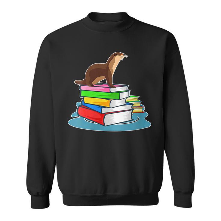 Books Sea Otter Teacher Sweatshirt