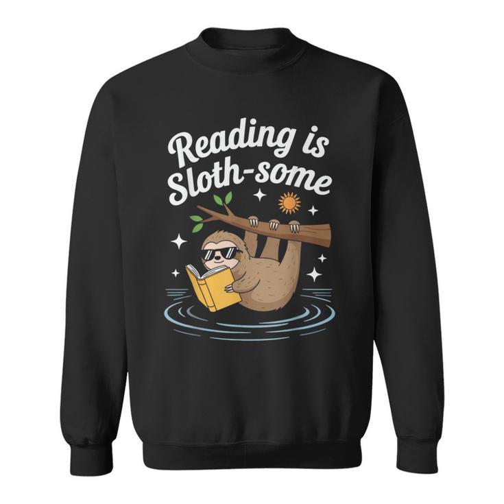 Booktrovert Shirt Reading Is Sloth Some Book Lover Sweatshirt
