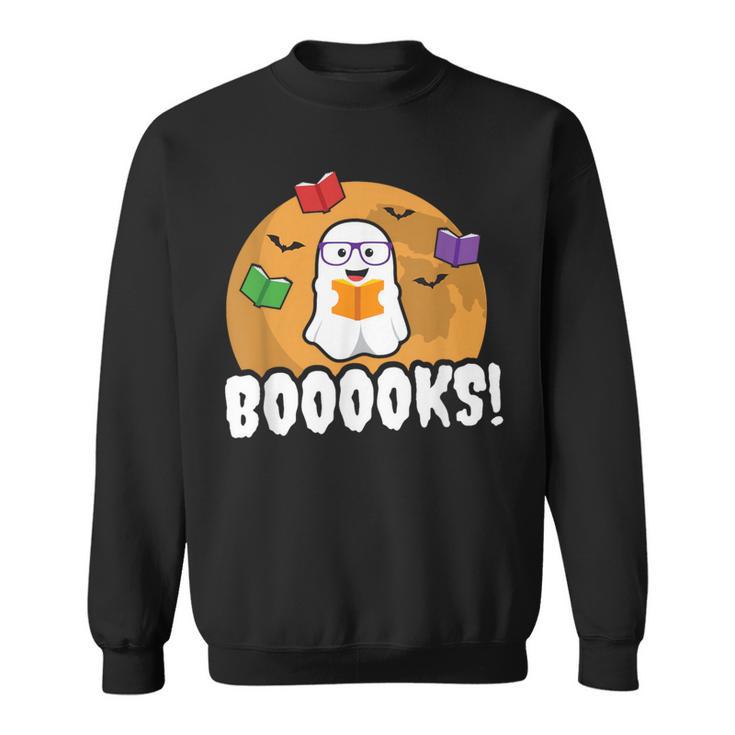 Booooks Ghost T Shirt Boo Read Books Library Sweatshirt