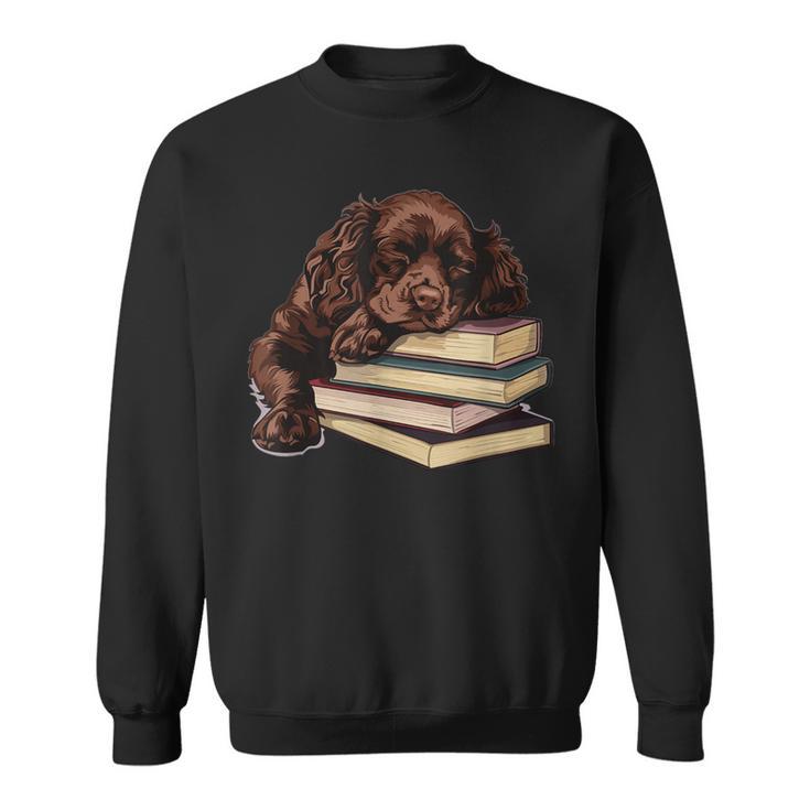 Boykin Spaniel Books Dog Breed Graphic Sweatshirt