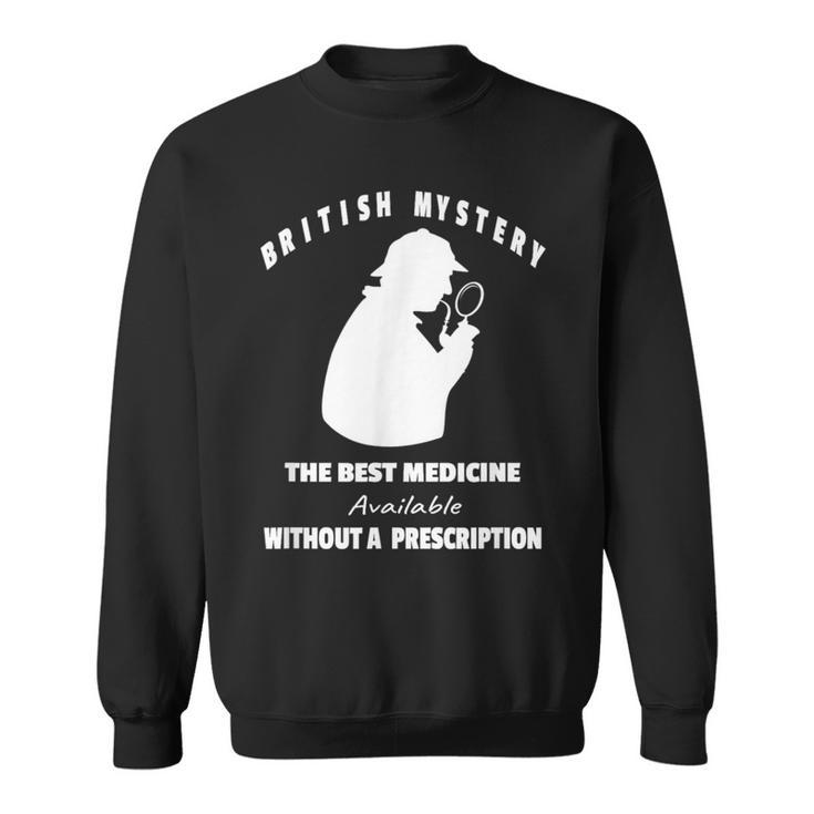 British Mystery Books Reader Crime Suspense Reading Lover Sweatshirt