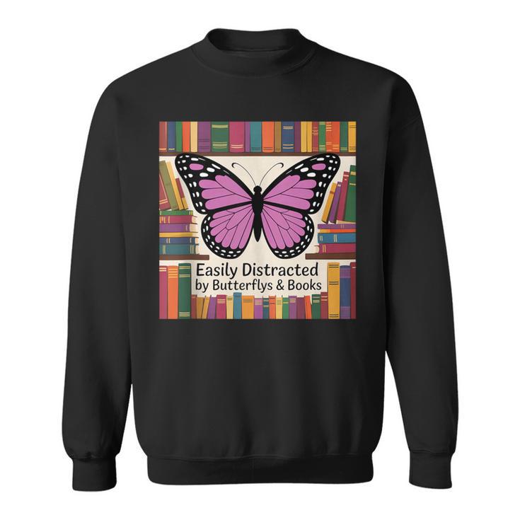 Butterfly Decor Book Butterfly Party Favors Purple Butterfly Sweatshirt