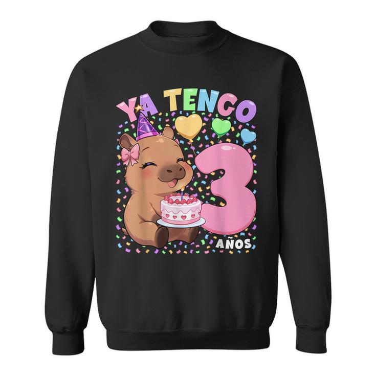 Capybara Niñas 3 Cumpleaños Carpincho Ya Tengo 3 Años Camisa de entrenamiento