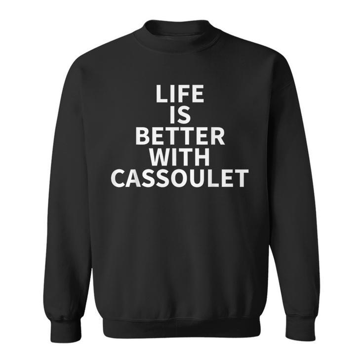 Cassoulet Apparel Joli Drôle Amoureux De Cassoulet Sweater e