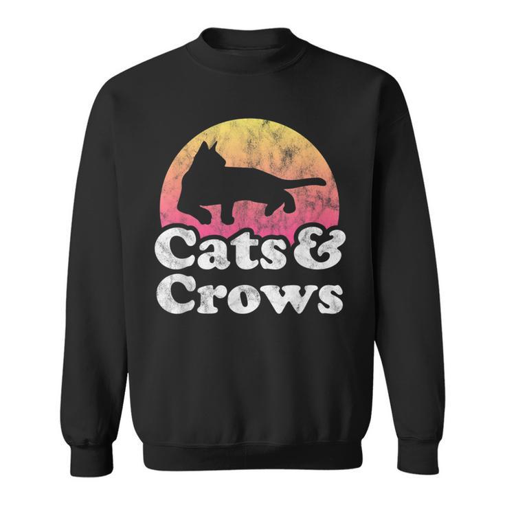 Cats And Crows メンズ レディース ボーイズ ガールズ カラス スウェットシャツ