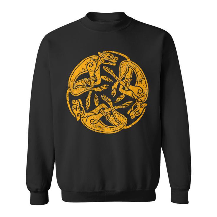 Celtic Book Of Kells Trinity Hounds Sweatshirt