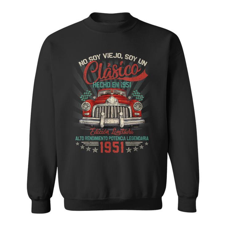 Clásico Hecho En 1951 Cumpleaños 75 Años Camisa de entrenamiento