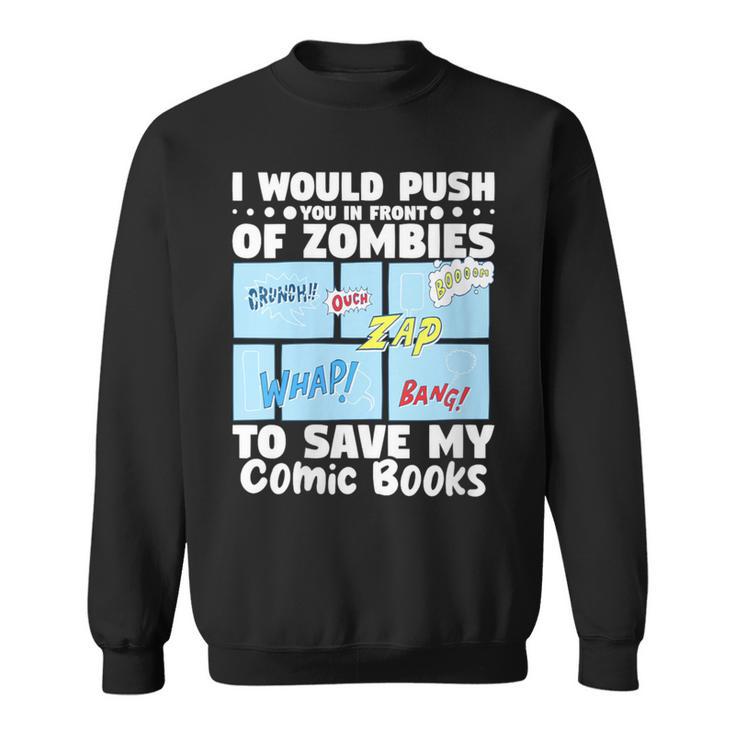 Comics Collecting Book Collector Guide Comics Lover Sweatshirt