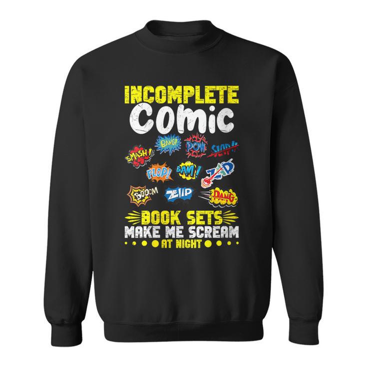 Comics Collector Gear Comic Book Collecting Comics Lover Sweatshirt