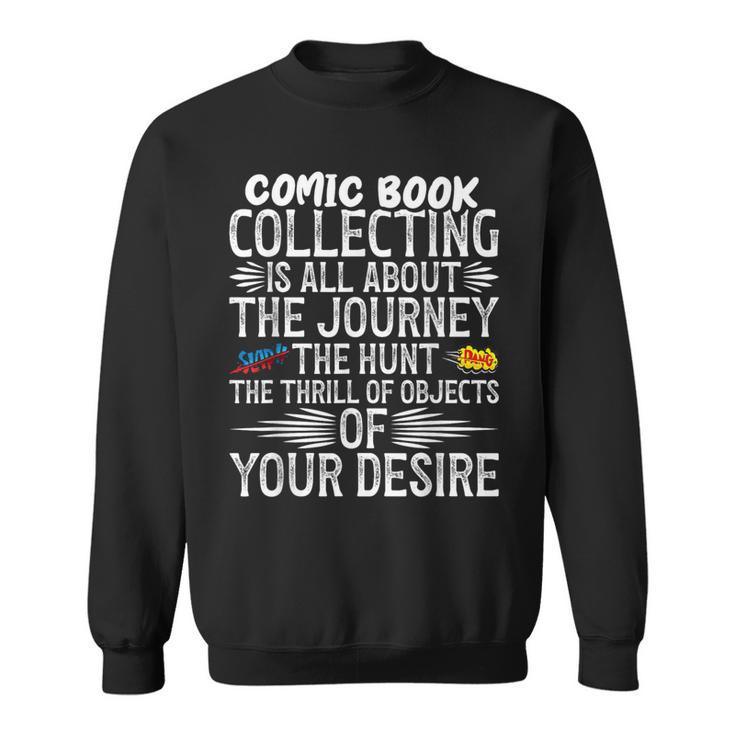 Comics Collector Supplies Comics Lover Comic Book Collecting Sweatshirt