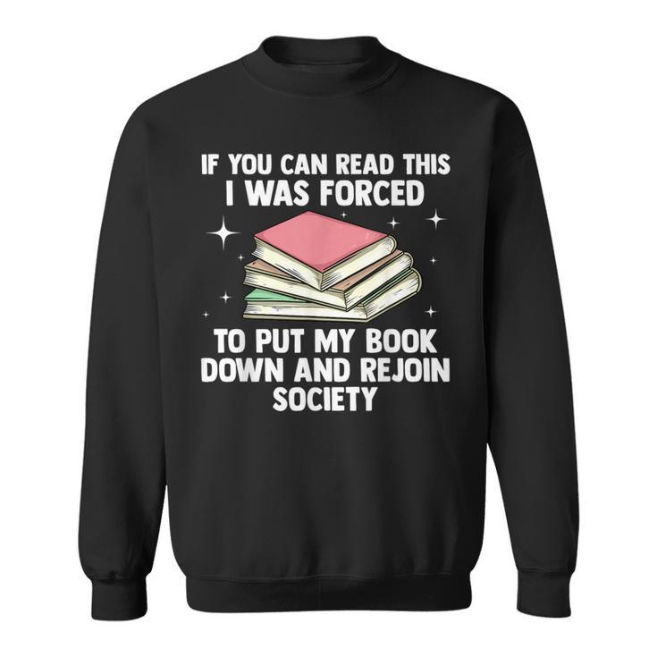 Cool Librarian Art For Men Women Novel Book Nerd Library Sweatshirt