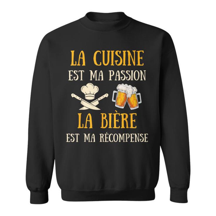 Cuisine Homme Humour Idée Cadeau Chef Cuisinier Bière Sweater e