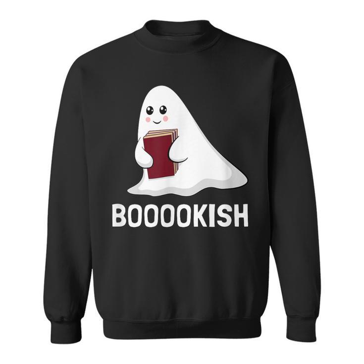 Cute Bookish Halloween Ghost Readers And Book Lovers Sweatshirt