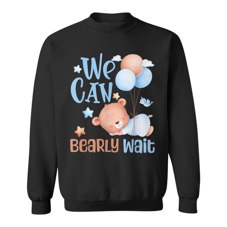 Cute We Can Bearly Wait For Gender Neutral ベビーシャワーパーティー スウェットシャツ