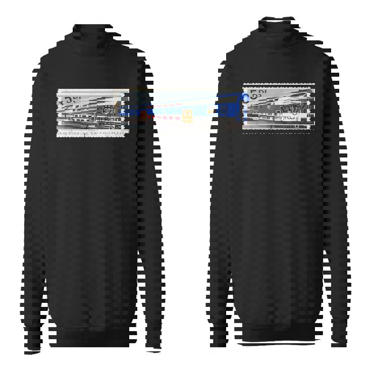 Ddr東ドイツベルリン列車消印sovi8プロパガンダ。 スウェットシャツ