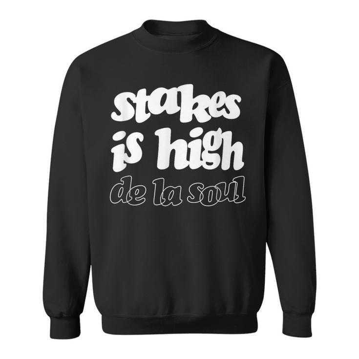 De Laoul 「Stakes Is High」 スウェットシャツ