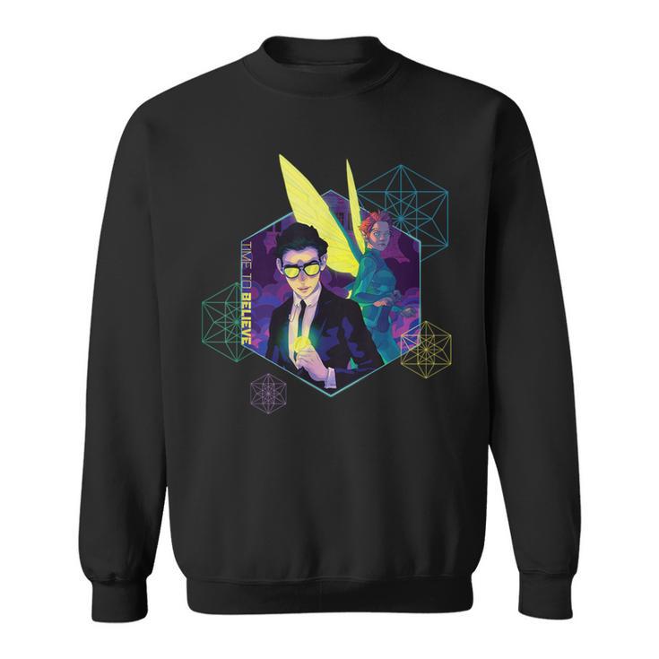 Disney Artemis Fowl Book Cover Holly Short Sweatshirt