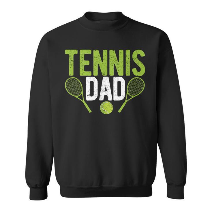 Divertente Papàportivo Giocatore Allenatore Fan Festa Del Papà Tennis Papà Felpa