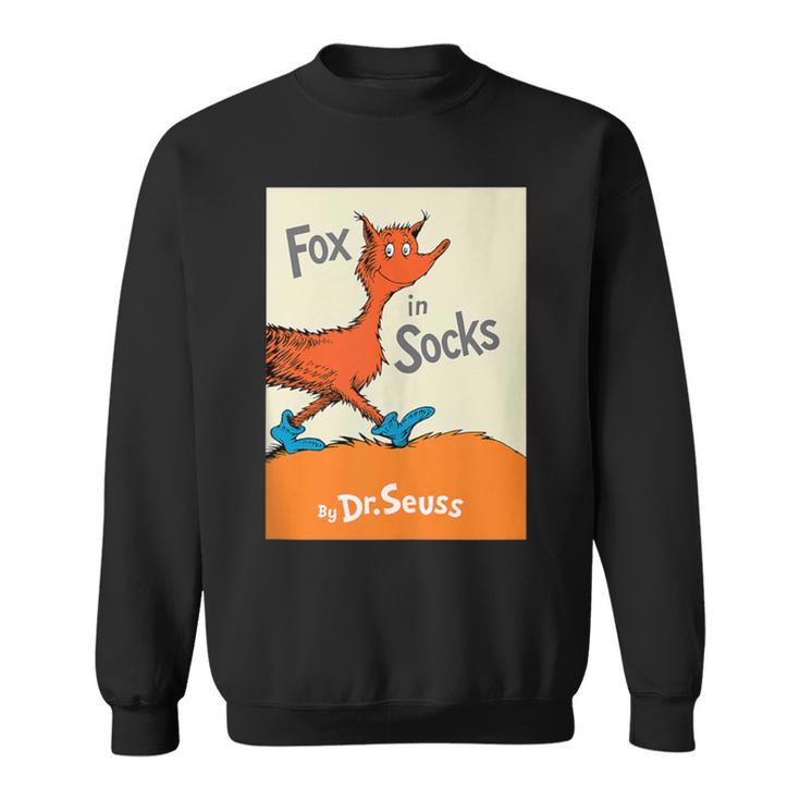 Dr Seuss Fox In Socks Book Cover Sweatshirt