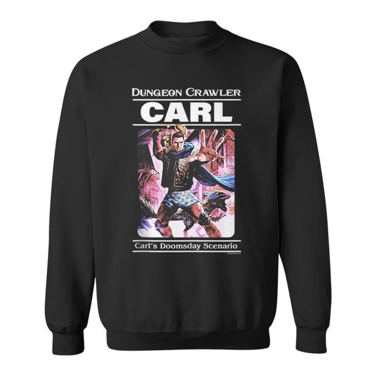 Dungeon Crawler Carl Vintage Paperback Illustration Book Sweatshirt