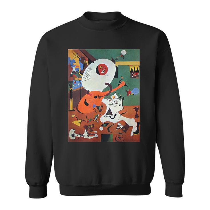 Dutch Interior I 1928 ジョアン・ミロ アートtシャツ スウェットシャツ