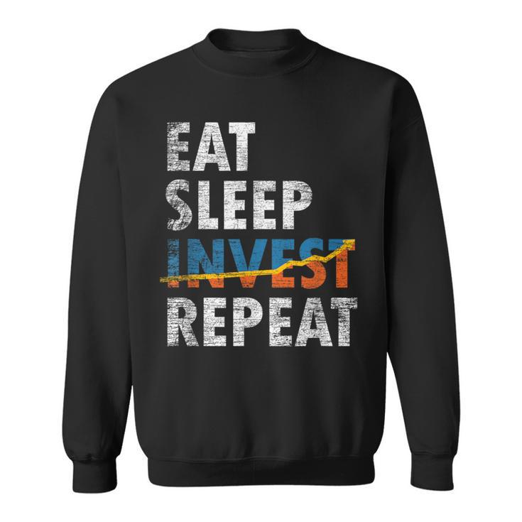Eatleep Invest Repeat Investment Trading スウェットシャツ