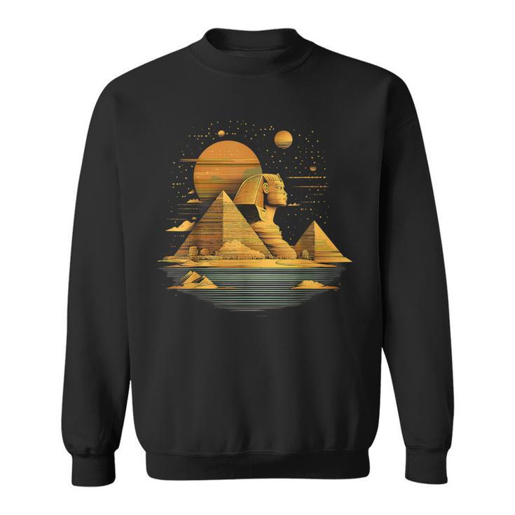 Égypte Ancienne Pyramidephinx De Toutankhamon Mythologie De L'égypte Sweater e