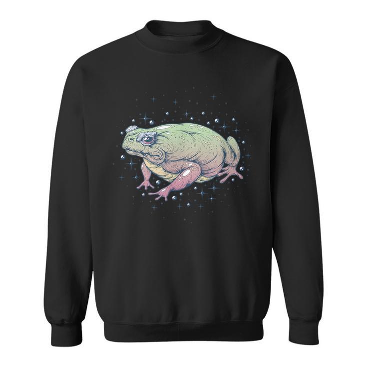 Fae Fairy Witchy Whimsigoth Goblincore Cottagecore Toad Frog スウェットシャツ
