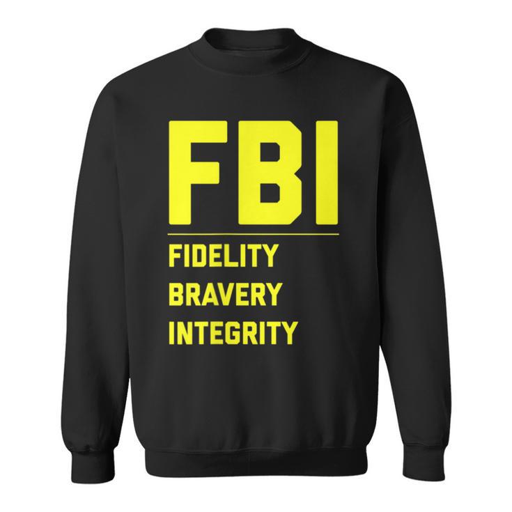Fbi Motto 「Fidelity Bravery Integrity」 法執行機関 スウェットシャツ