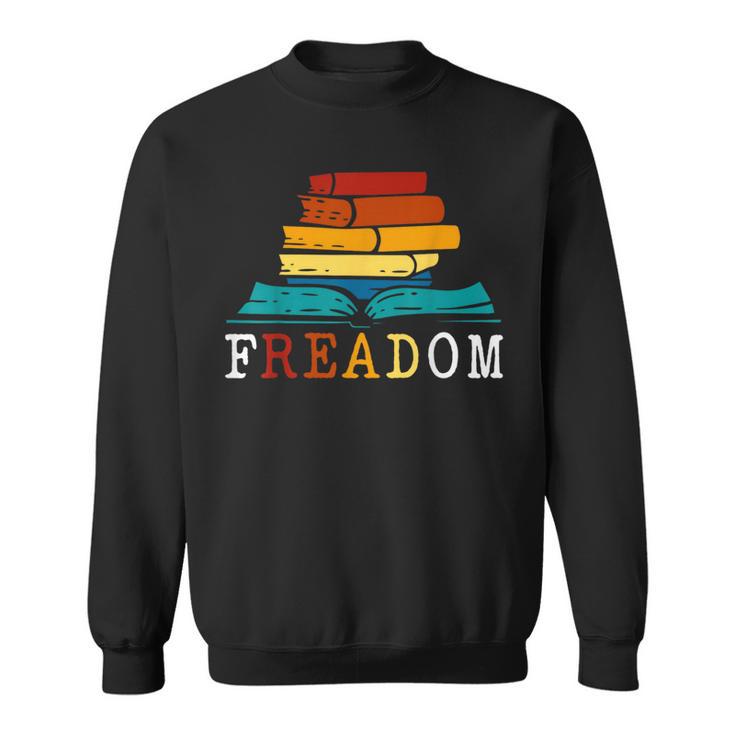 Freadom Read Banned Books Reader Bookworm Sweatshirt