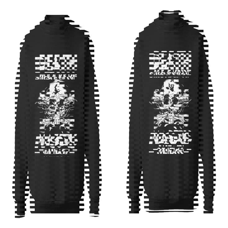 Freemasonkull Quote Deathmiles Mason ユーモア フリーメイソン スウェットシャツ