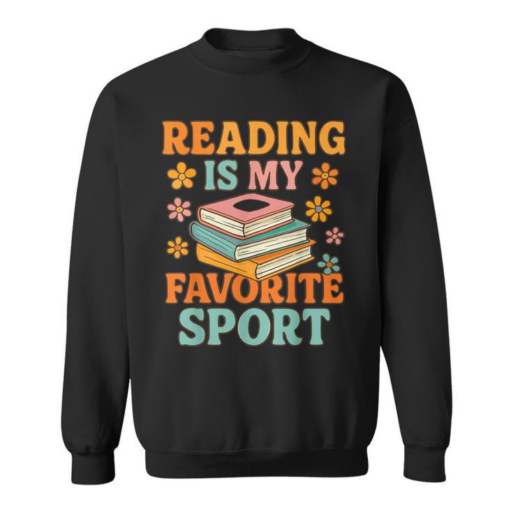 Fun Reading Is My Favorite Sport Book Lover Sweatshirt