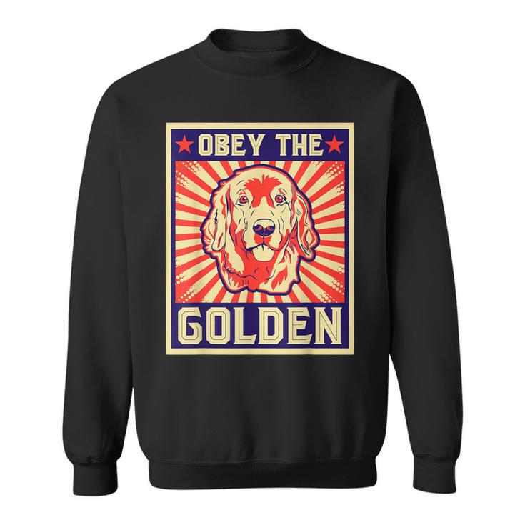 Obey The Golden ゴールデンレトリーバーオーナー向け スウェットシャツ