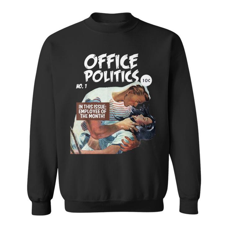 FUNNY WORKPLACE Retro Romance Comic Book Parody Sweatshirt