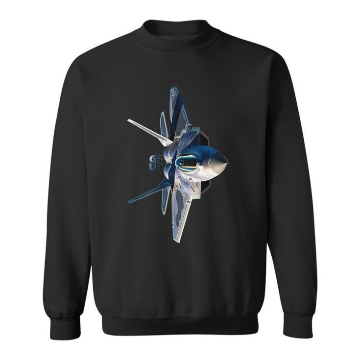 G's Up、戦闘機f-22、ジェット&飛行機好きに。 スウェットシャツ