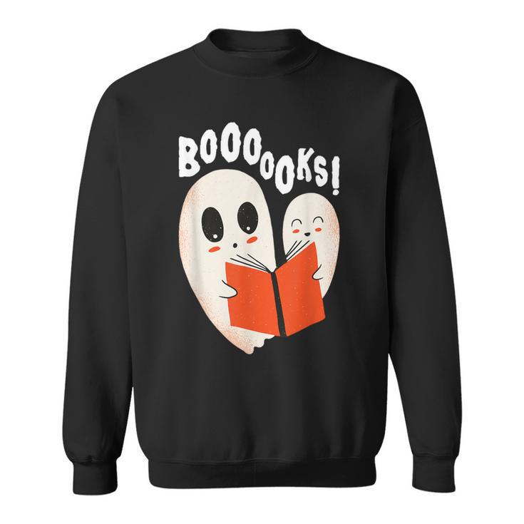 Ghost Book Reading Sweatshirt