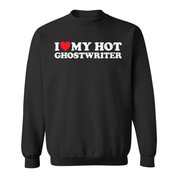 Ghost Writer Heart Cute Book Co Author Dating Fan Sweatshirt