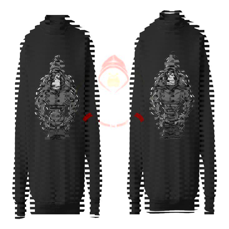 Gorilla Workout Angrytrongcaryilverback Gorilla Gym スウェットシャツ