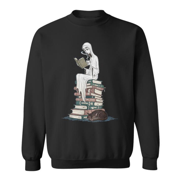 Gothic Librarian Halloween Books Tee For Teachers Sweatshirt Gothic Librarian Halloween Books Tee For Teachers Sweatshirt