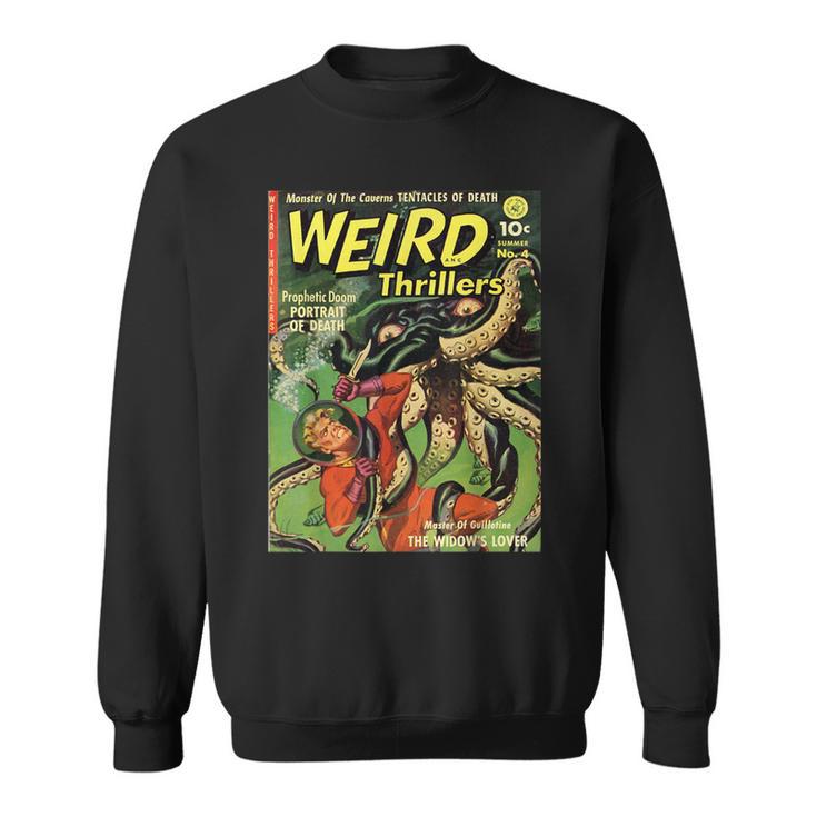 Halloween Horror Monster Vintage Comic Book Retro Sweatshirt