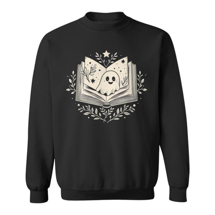 Haunted Library – Glowing Book Sweatshirt