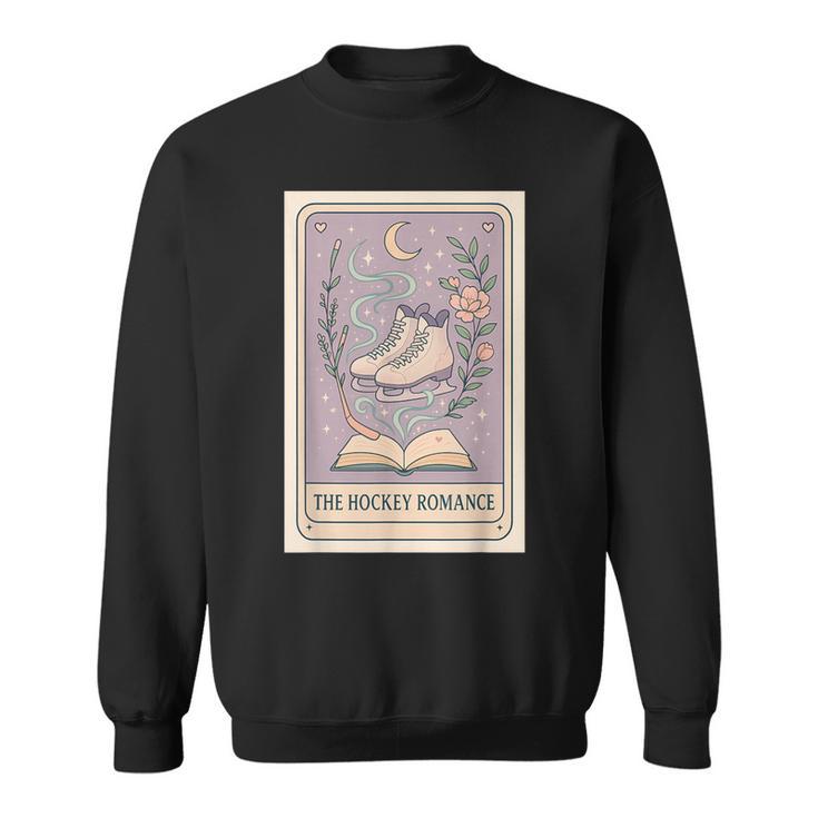 Hockey Romance Tarot Card Books Reader Cozy Reading Sweatshirt