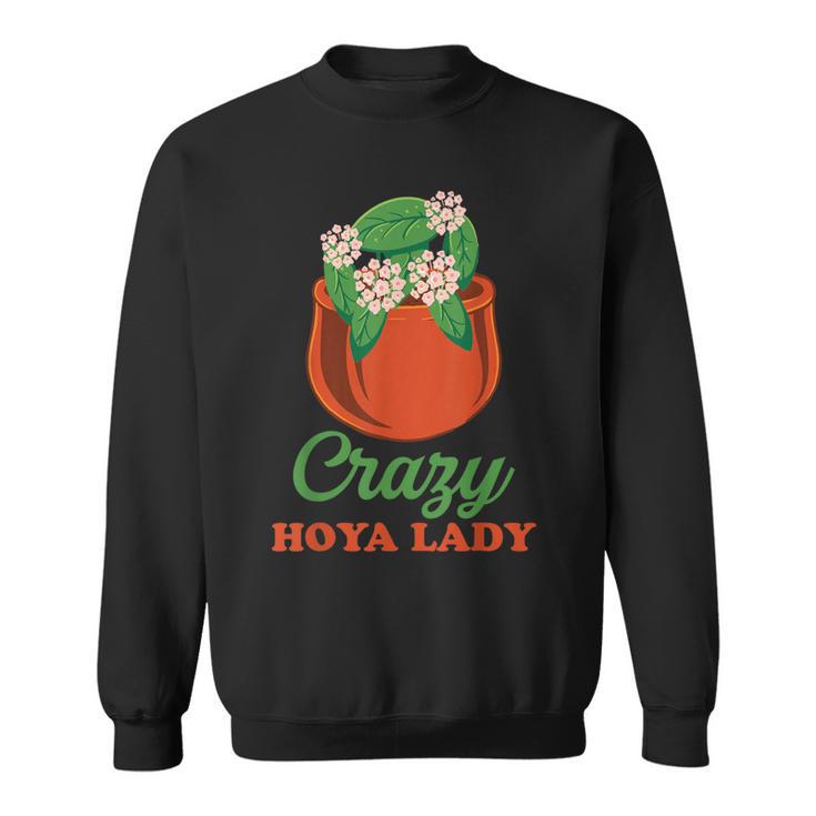 Hoya 陶器フラワーデザイン ワックスフラワー Hoya ファン用 スウェットシャツ