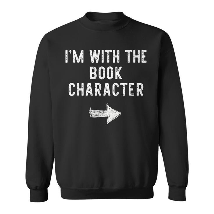 I’m With The Book Character Halloween Couple Costume Sweatshirt I’m With The Book Character Halloween Couple Costume Sweatshirt